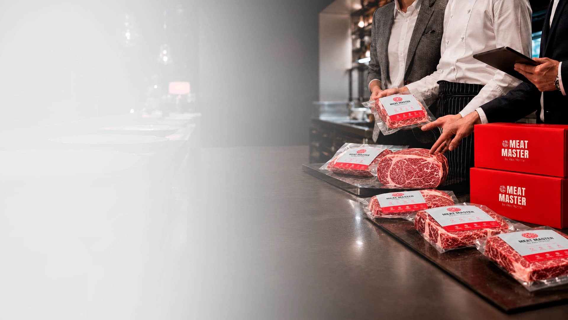Cortes de alta gama Meat Master entregados a un cliente de mayoreo